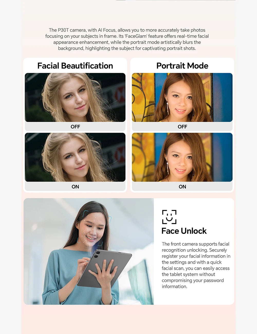 Tablet Teclast P30T Android 15 10.1" IPS Max 12GB RAM 128GB ROM T606 8-core 6000mAh Teclado/Capa/Mouse/Caneta/Fone de Ouvido/Suporte