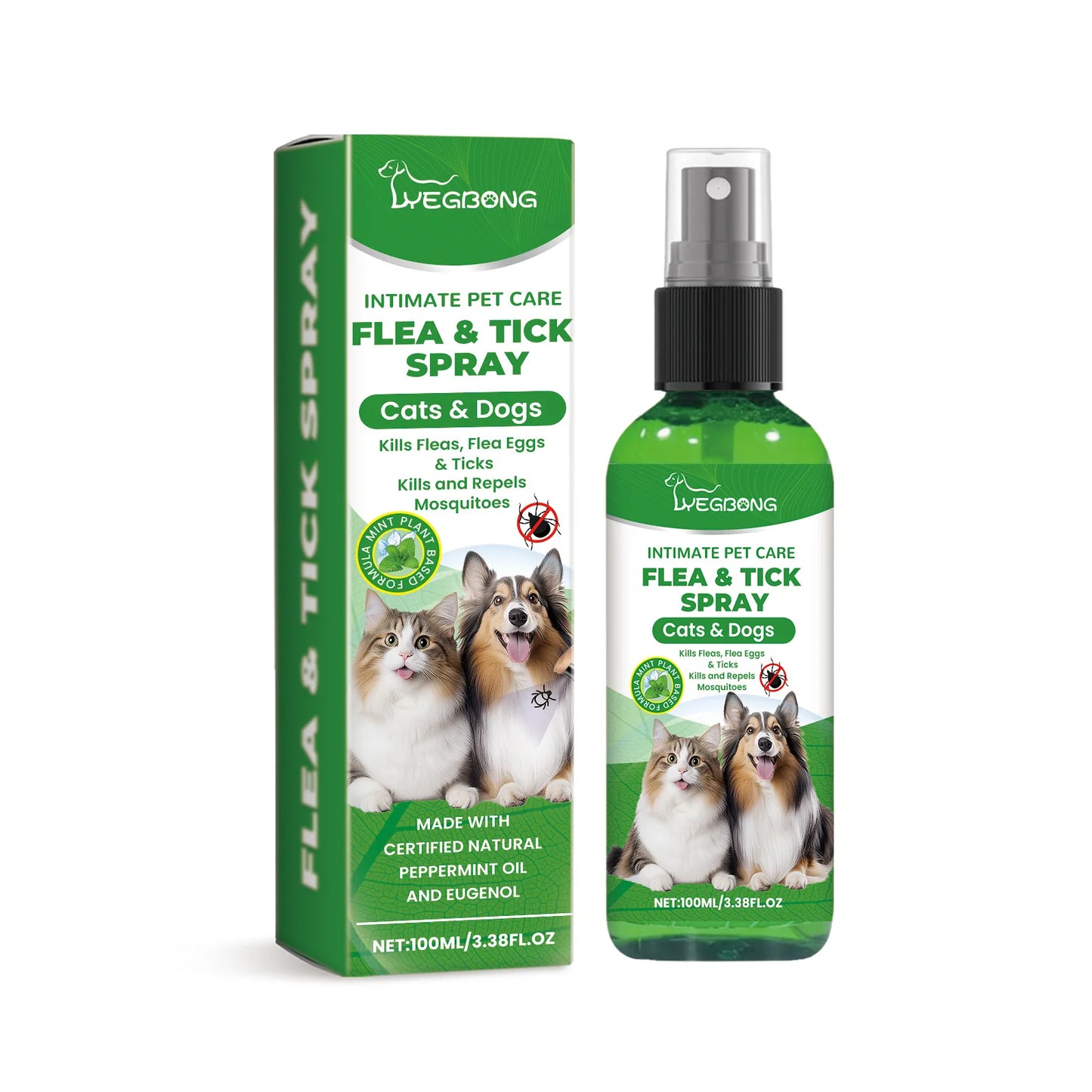 Spray removedor de ácaros para gatos e cães, mata pulgas, alivia coceira, remove carrapatos, tratamentos para alergia em gatos, spray anti-piolhos e insetos para cuidados com a pele de animais de estimação
