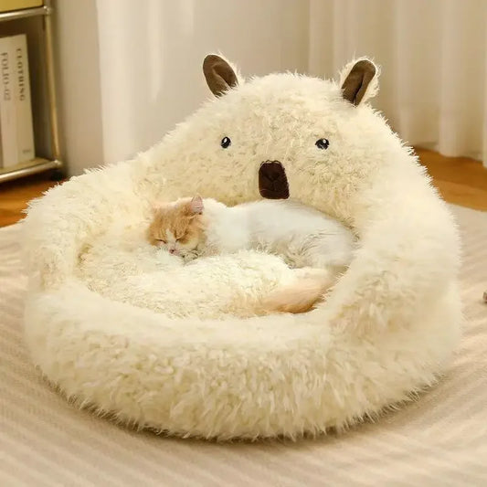 New Alpaca Cat Nest Winter Warmth Dog Nest Thickened Four Seasons Universal Pet Supplies