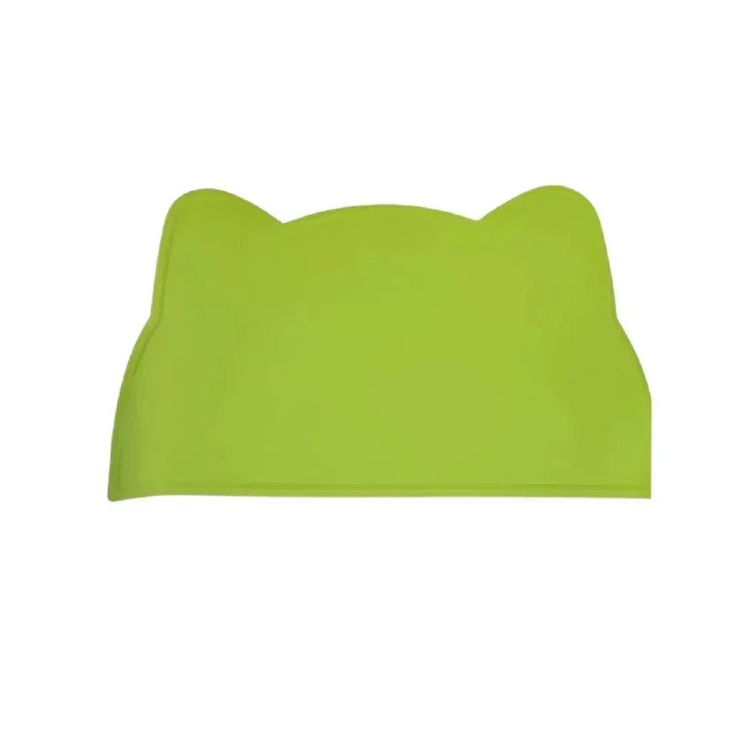 Pet Feeding Mat for Dogs Cats Non-Slip Silicone Cat Food Mat Waterproof Washable Spill-Proof Pet Placement Mat Pet Supplies pet shop