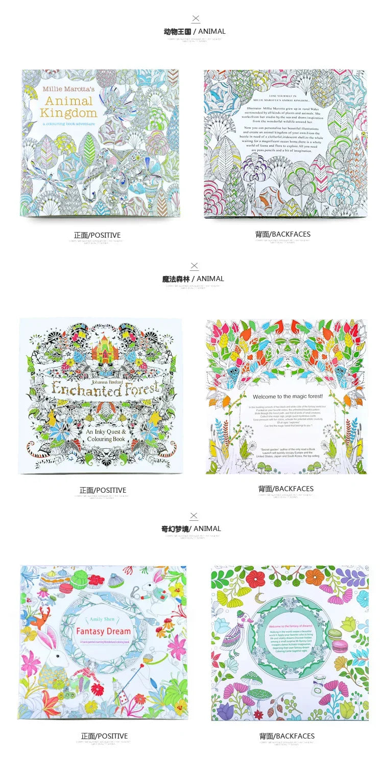 1 peça 24 páginas mandalas flor livro de colorir para crianças adulto grafite desenho livro de colorir conjunto arte material escolar