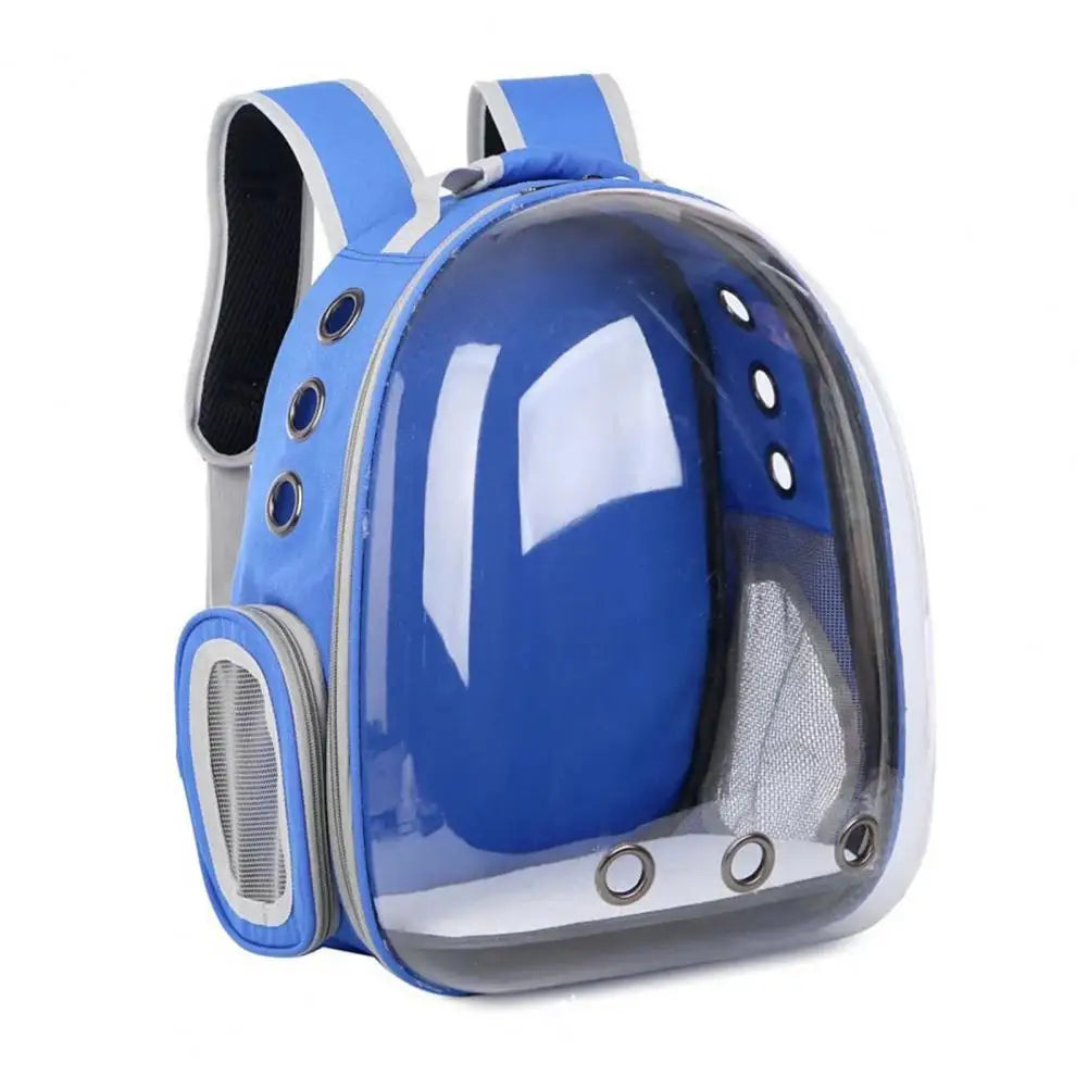 Mochila para animais de estimação para gatos Mochila de bolha respirável para gatos Cápsula espacial portátil para animais de estimação para viagens, caminhadas, acampamentos, viagens essenciais para animais de estimação
