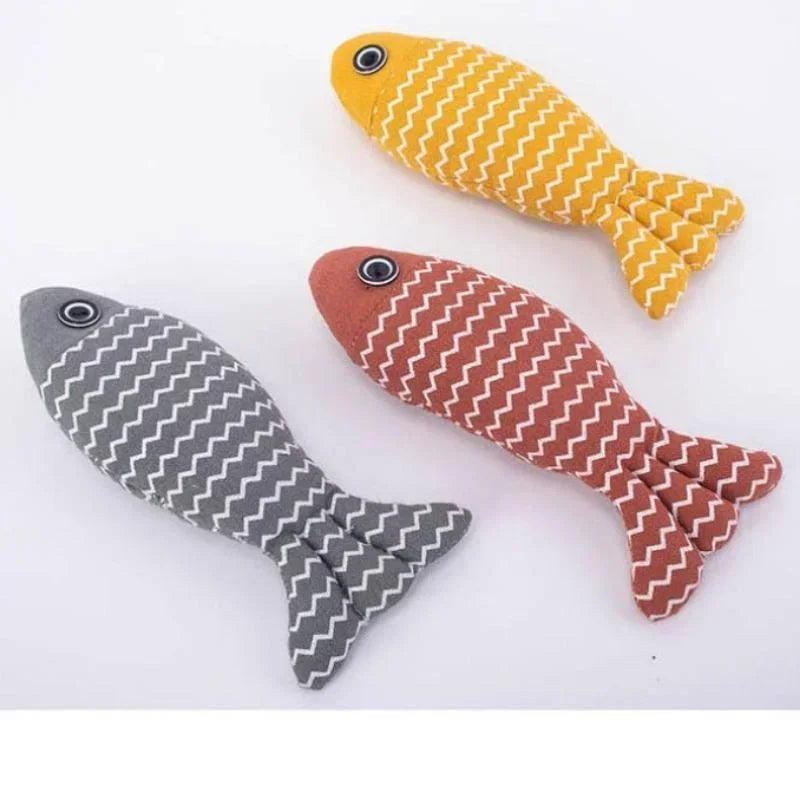 Brinquedos para gatos, brinquedos interativos para ranger os dentes, brinquedo de mastigar com catnip, formato de peixe, almofadas para animais de estimação, gatinhos, brinquedos para gatos, suprimentos para gatos