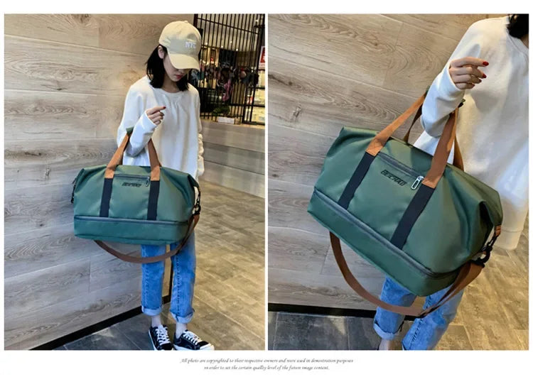 Bolsa de ginástica para viagem, bagagem para curta distância, bolsas de fitness portáteis, bolsa de ombro transversal, bolsa de peito, bolsas de mão, bolsa de mão para viagem, bolsa de fim de semana