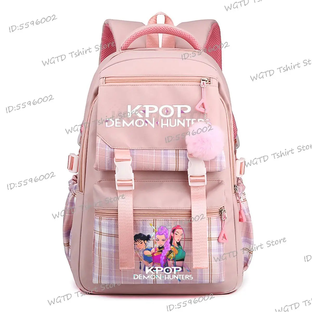 Mochila escolar infantil estampada do filme 2025 KPop Demon Hunters multifuncional mochila para estudantes e meninas nova moda mochila escolar