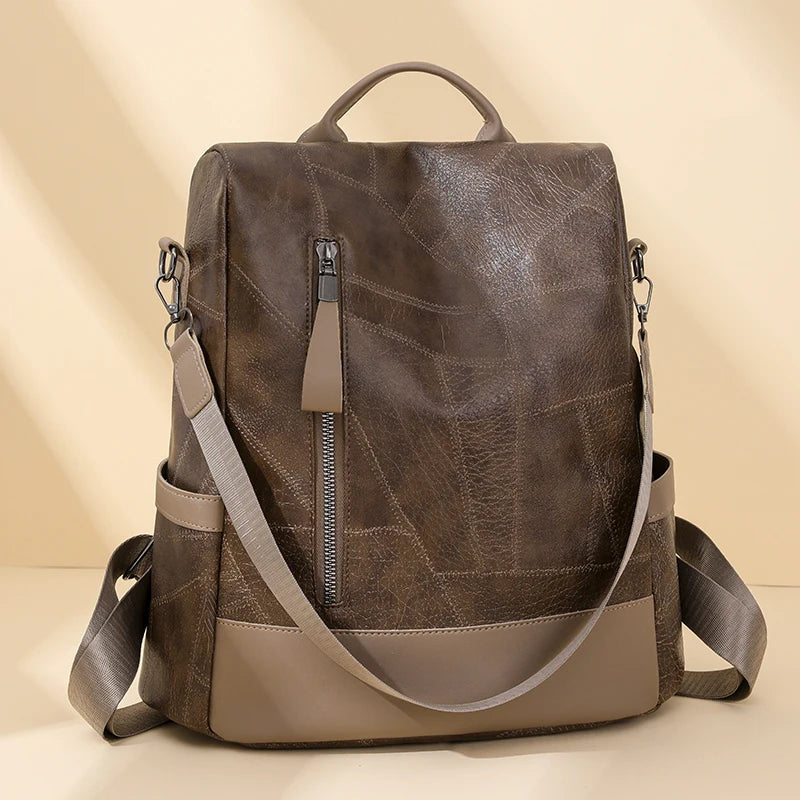 Mochila feminina da moda, bolsa de ombro, bolsa de viagem multifuncional, bolsa de mão, bolsa de mão, adequada para diferentes cenários