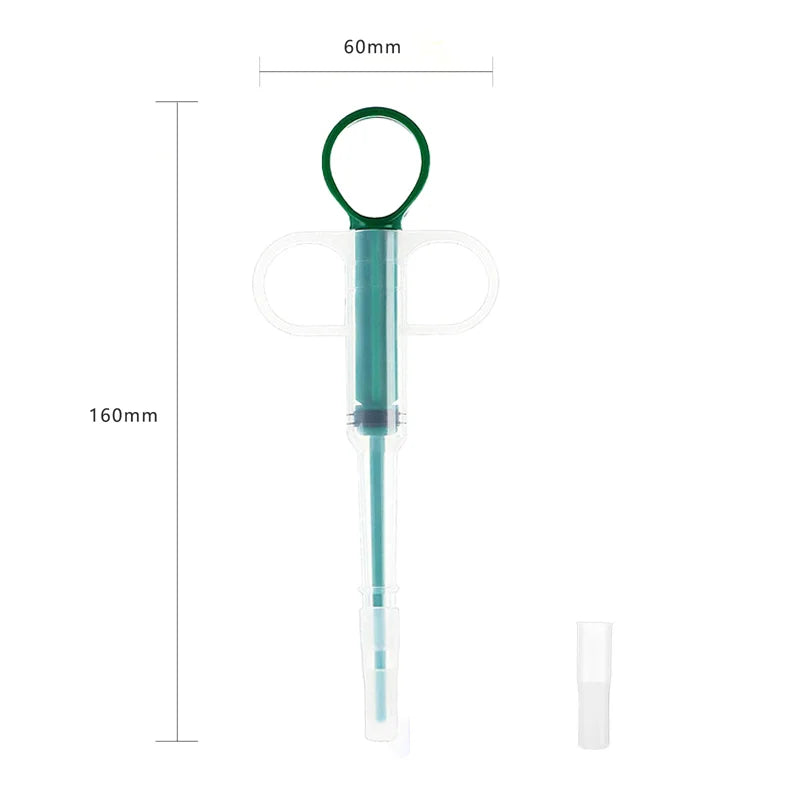 Dispensador de medicamentos para animais de estimação, bastão de alimentação de pressão para cães e gatos, pílulas para comer, pílulas, artefatos de medicamentos, cuidados com doenças em animais de estimação