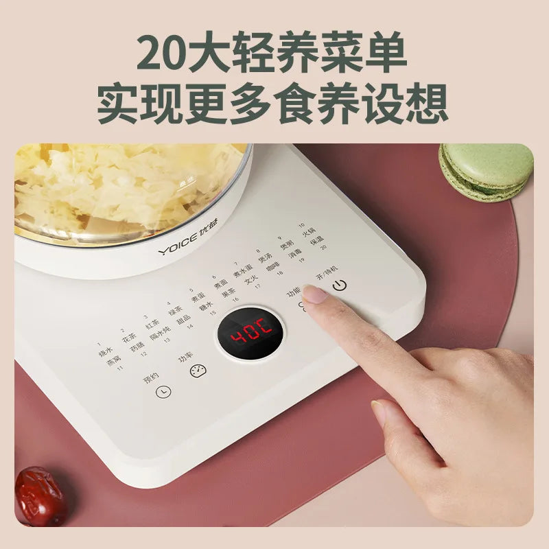 1L Multifuncional Máquina de Chá de Ervas Chaleira Elétrica Home Stewing Cooking Flower Medicine Pot Fervente Atacado