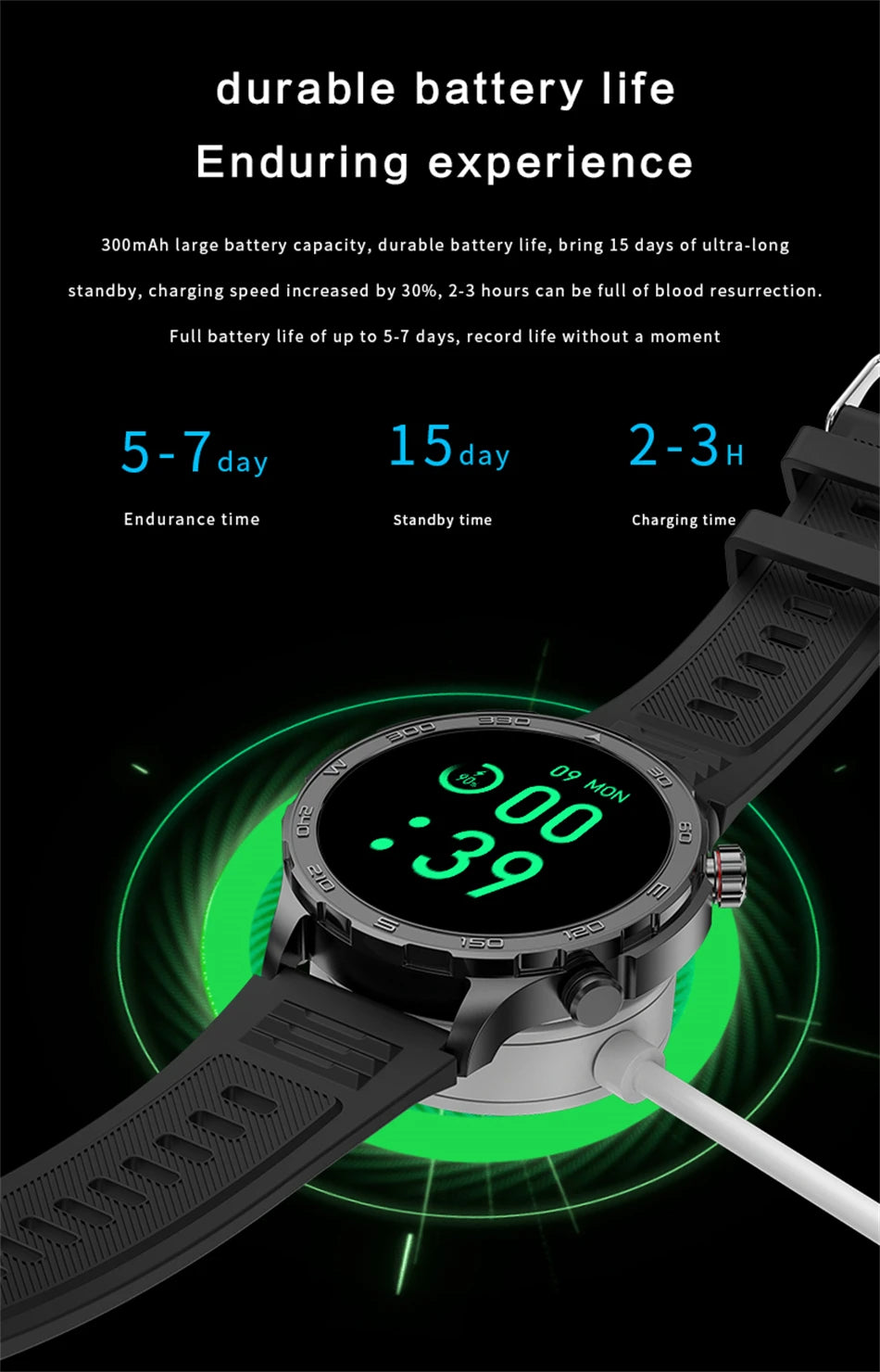 Novo relógio inteligente masculino com GPS e Bluetooth, tela AMOLED HD, frequência cardíaca, NFC, IP68, à prova d'água, esportivo, para Android e iOS, 2025