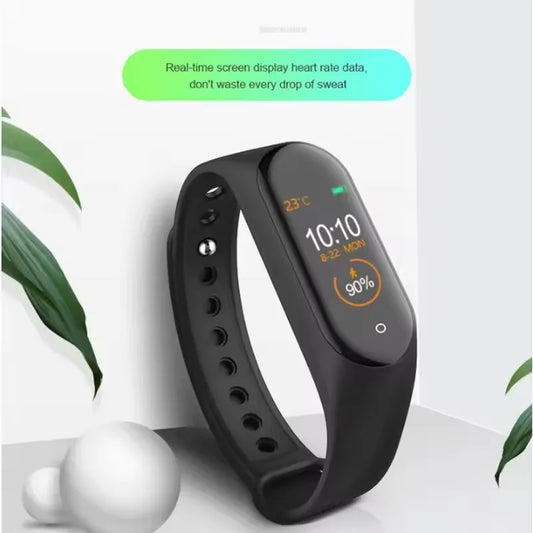 Relógio digital inteligente, pulseira à prova d'água, monitor de pressão arterial e frequência cardíaca, rastreador fitness, pulseira esportiva inteligente para homens, mulheres e crianças