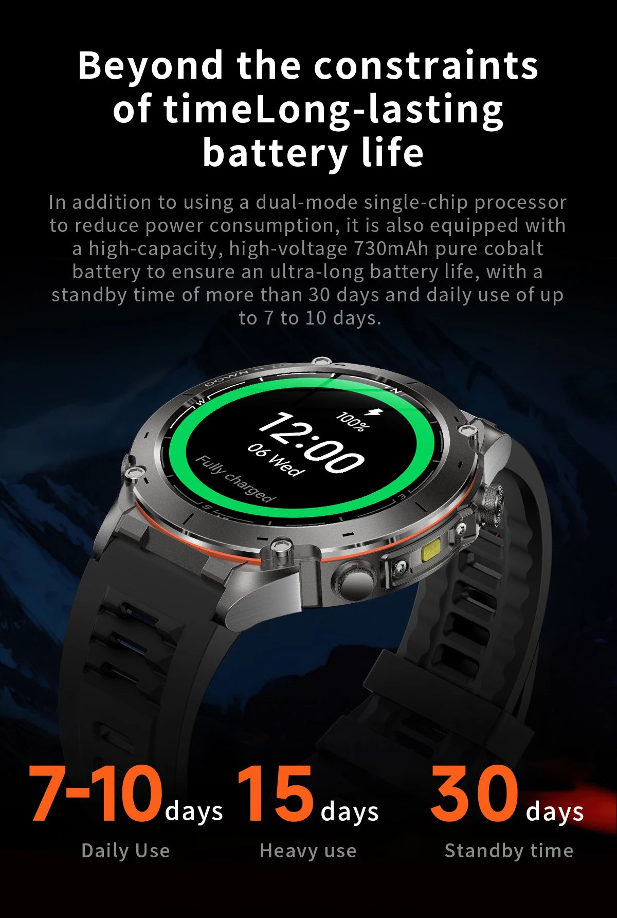Novo relógio inteligente Xiaomi IOS Ultra GPS 2025, à prova d'água, 10ATM, com bússola GNSS de banda dupla integrada, esportivo militar, masculino, pulseira de natação