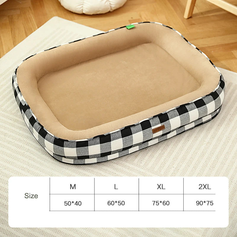 Pet Dog Bed Sofa Cat Warm Soft and Comfortable Sleeping Bed with Non-slip Design Portable Detachable Washable Pet Dog Bed Sofa