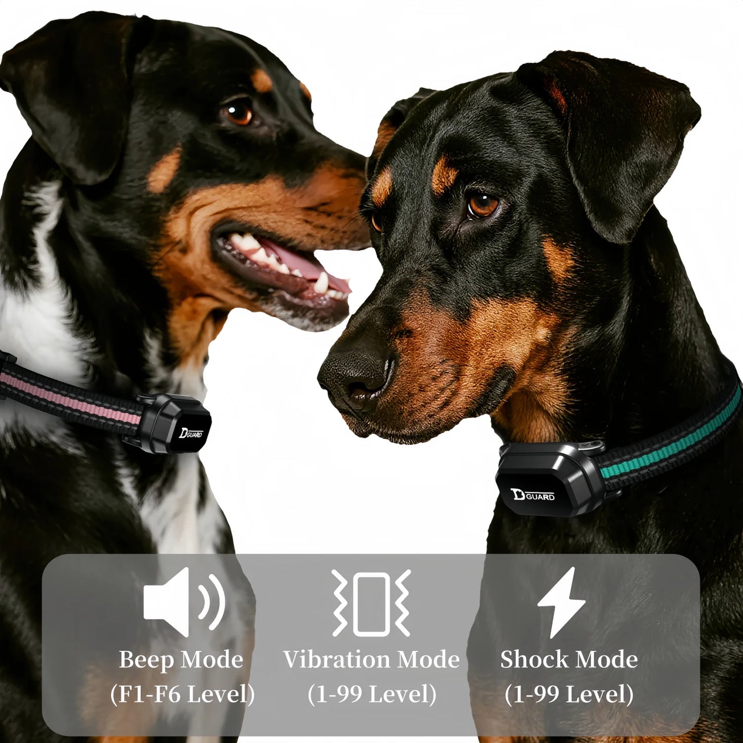 YHLC 3300ft Waterproof Anti Barking Dog Collar, Rechargeable Bark Stopper, Stop Barkin, Electric dog Training Collar for all Dog