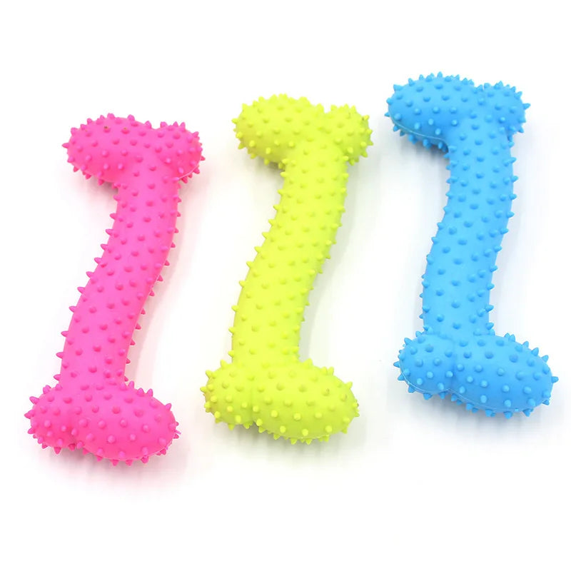 Brinquedos para animais de estimação para cães pequenos Brinquedo de borracha resistente a mordidas para cães Brinquedos para limpeza dos dentes Brinquedos de treinamento para mastigar Suprimentos para animais de estimação Filhotes