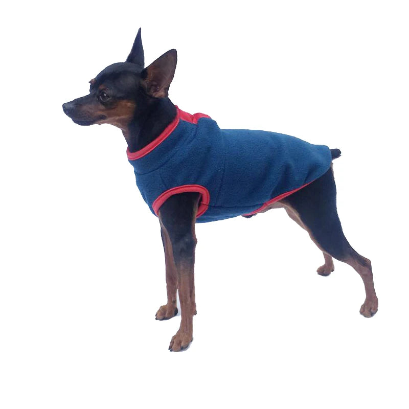 Casaco de lã quente para gatos e filhotes, roupas para cães pequenos e médios, fantasia de chihuahua e buldogue francês, colete para animais de estimação, outono e inverno
