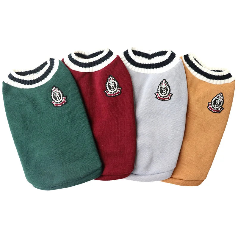 Winter Cat Dog Sweater Pullover Pet Clothes Small Dog Vest Puppy Jacket Kitty Costume Cats Outfit Warm And Cozy Pet Clothing