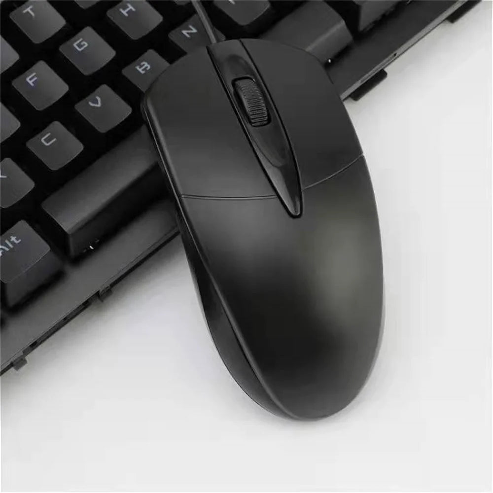 Mouse óptico com fio USB para computador, mouse gamer para laptop e notebook, mouse para uso doméstico e escritório