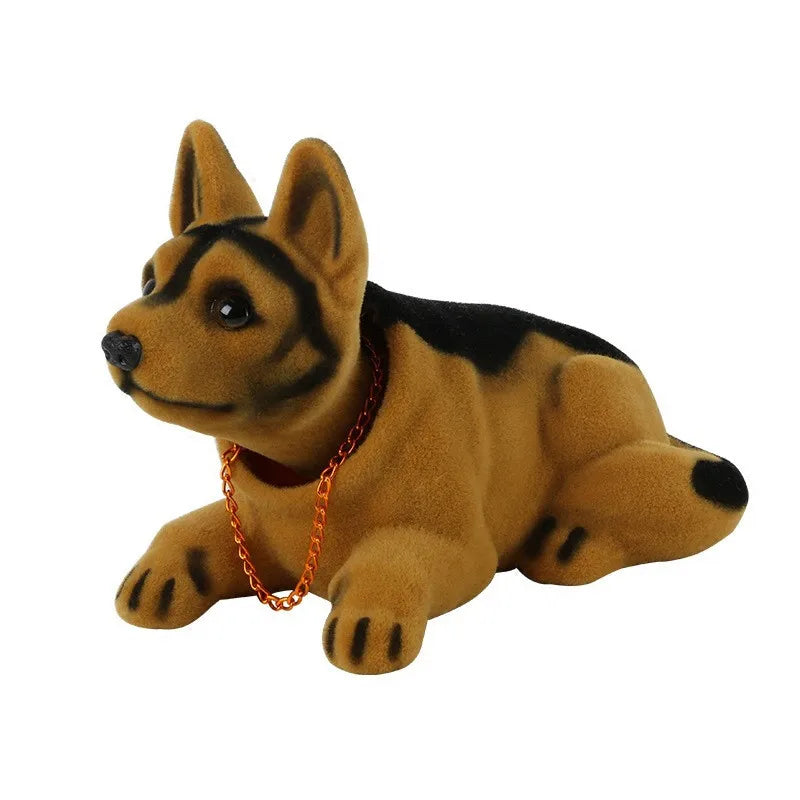 Car Ornaments Doll Husky Beagle St Bernard Shepherd Shake Head Dog Duck Decoration Auto Interior Accessories Cute Creative Gifts