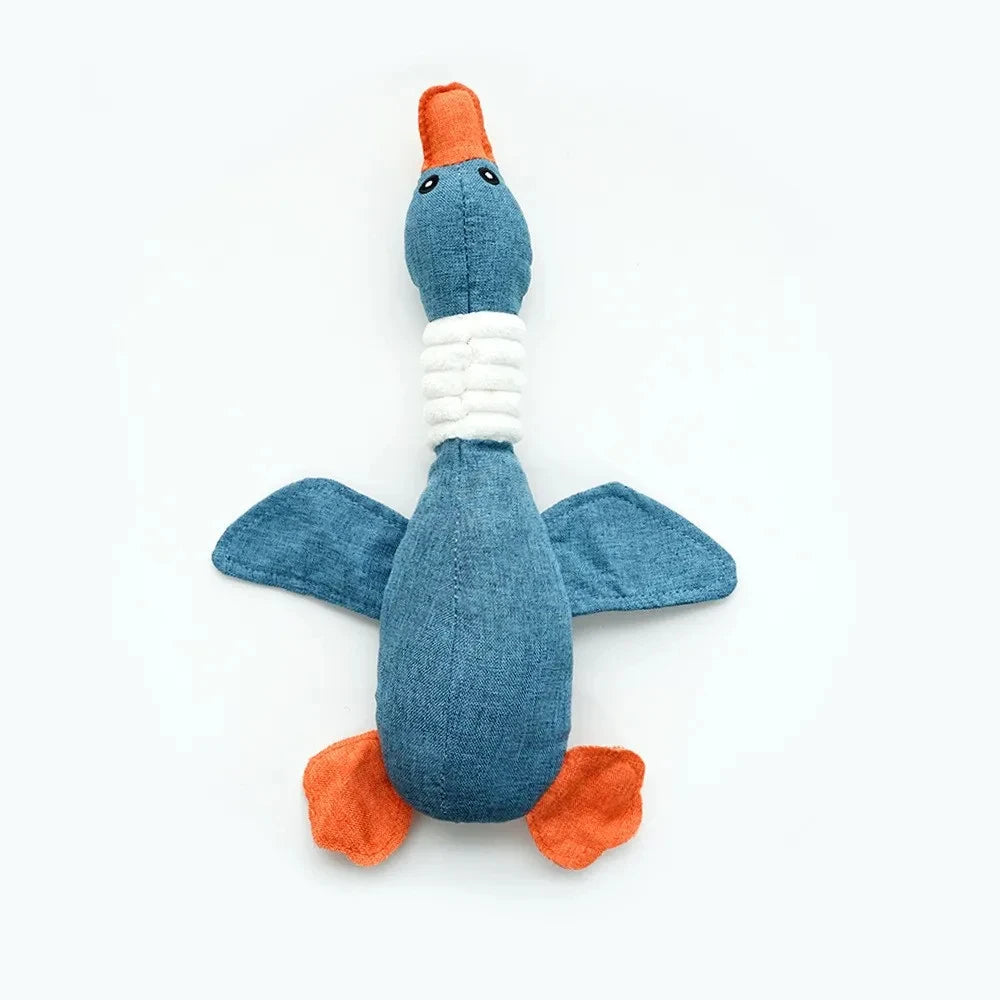 Brinquedos para animais de estimação Gansos Resistente a mordidas de som Ranger de dentes Limpeza de dentes para cães e gatos Suprimentos para animais de estimação