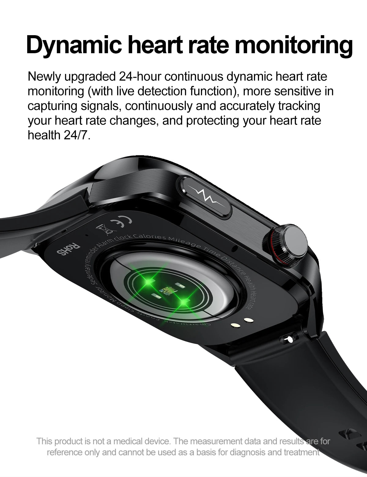 Novo 2025 para Huawei Três altas pressão arterial Smartwatch ECG Ácido Úrico Frequência Cardíaca Relógio Análise Corporal Monitoramento de Saúde Relógios