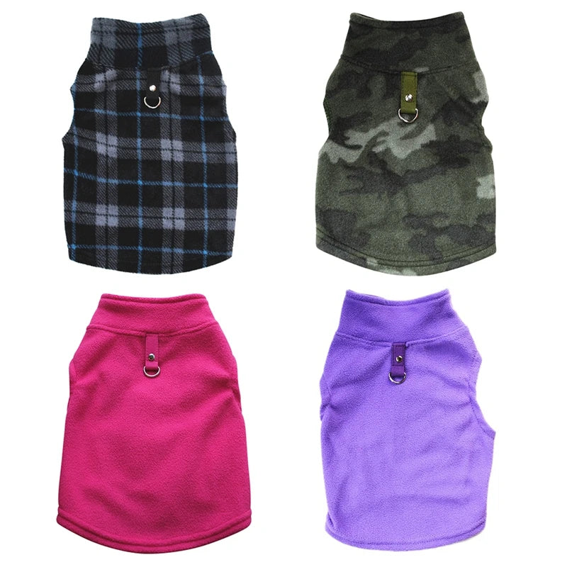Colete de lã europeu americano quente para outono e inverno para animais de estimação, fantasia para cães e gatos, casaco fashion para filhotes, roupas respiráveis