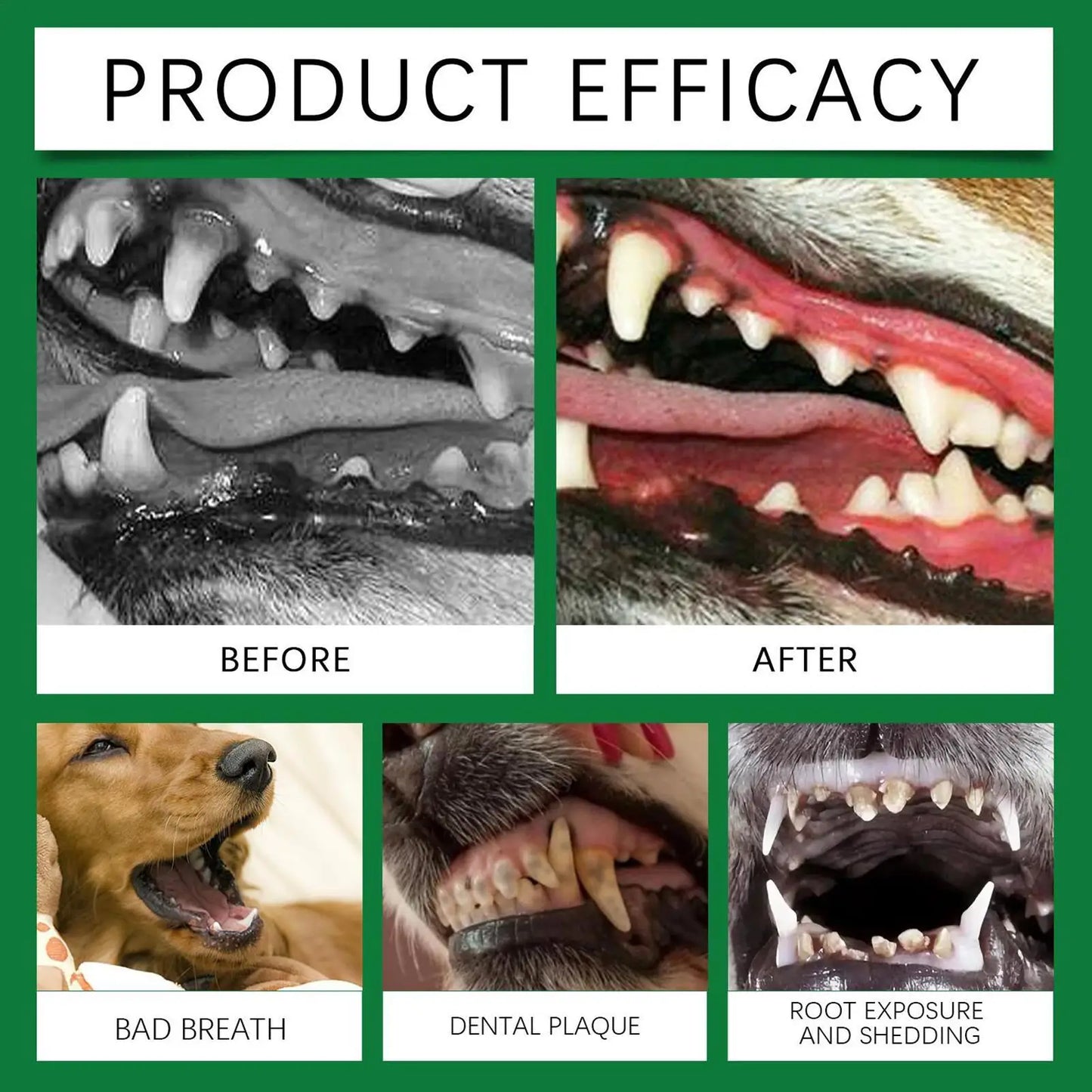 Pó para dentes de cães, removedor de mau hálito para dentes, produtos de limpeza suaves e duradouros, suprimentos para animais de estimação resistentes a odores