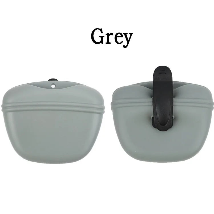 Hot-selling Pet Silicone Dog Food Bag Portable Dog Training Snack Bag Training Snack Bags Dogs Training Fanny Pack Pet Supplies pet shop