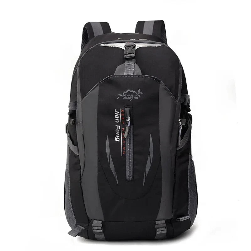 Mochila de caminhada de grande capacidade à prova d'água para áreas externas de 40L, mochila de acampamento, mochila de viagem, bolsas de nylon, bolsa de viagem para caminhadas