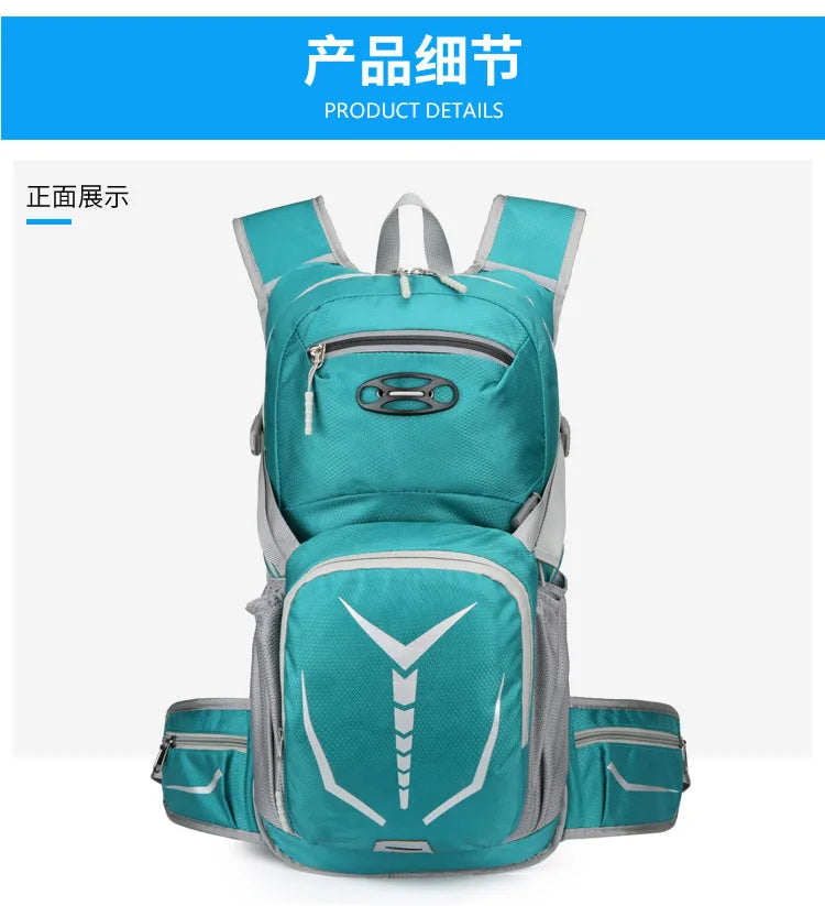 Mochila de hidratação para bicicleta 20L, masculina, à prova d'água, para ciclismo, esportes ao ar livre, viagens, caminhadas, trekking, MTB, mochila para bicicleta, bolsa d'água