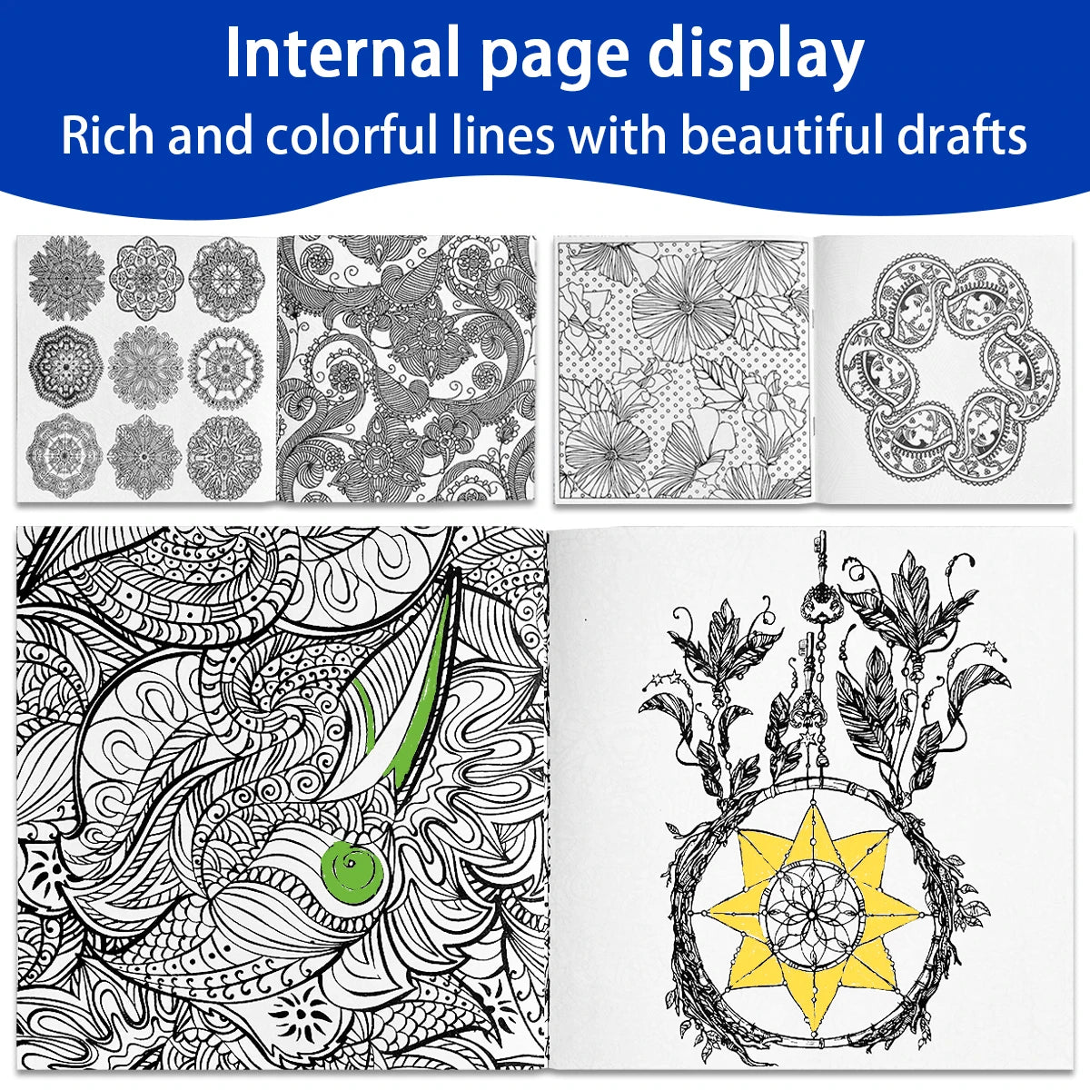 Livro de colorir mandalas zen: desenhos complexos de paisley e mandalas, livro de colorir para relaxamento adulto, atenção plena e criatividade