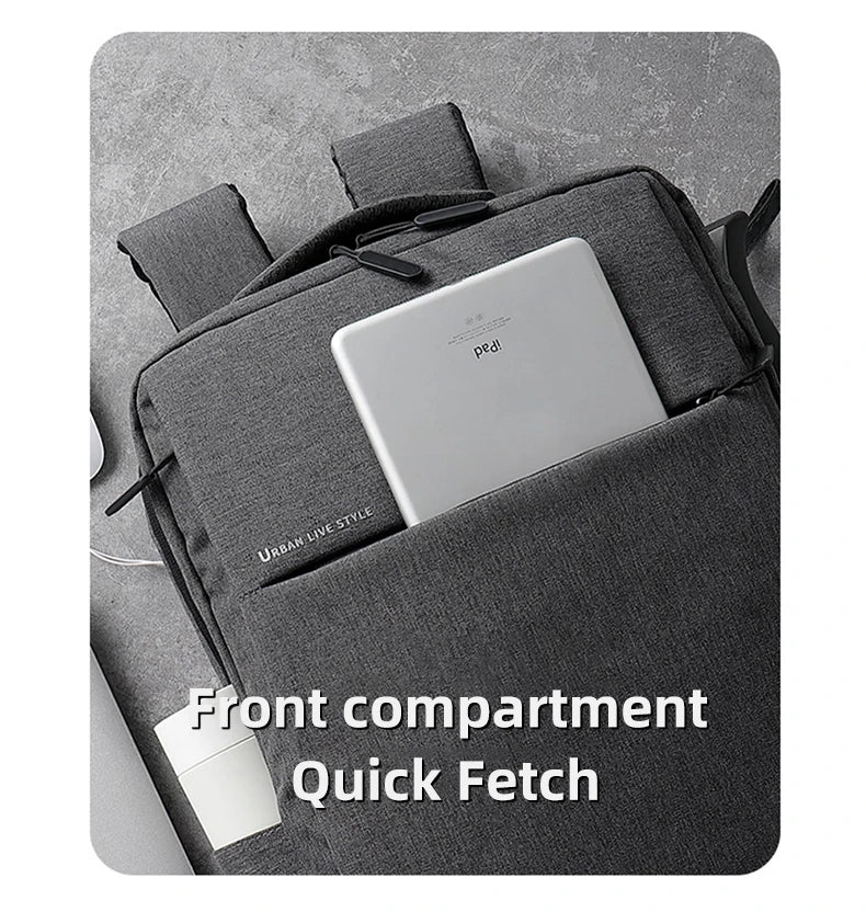Mochila para laptop 40L durável de 17 polegadas para homens e mulheres com porta de carregador USB e capa para bagagem, bolsa resistente para faculdade para Macbook