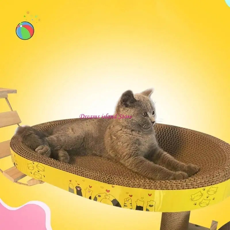 Arranhador de mesa, almofada de arranhar, móveis de ninho, proteção para gatinhos, brinquedo de treinamento HX6C