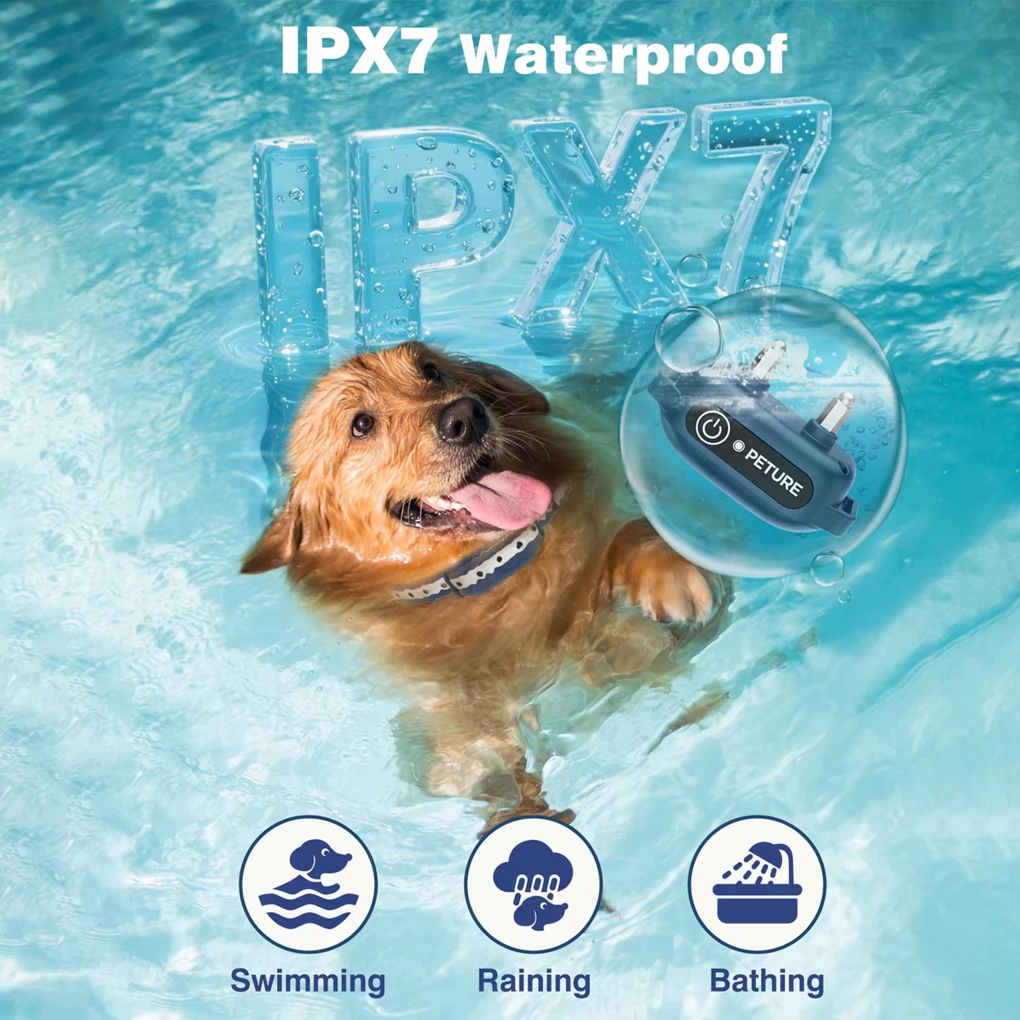1000M Dog Training Collar 3 Training Modes Waterproof & Rechargeable Shock Collar With Remote Control dogs accessories 강아지
