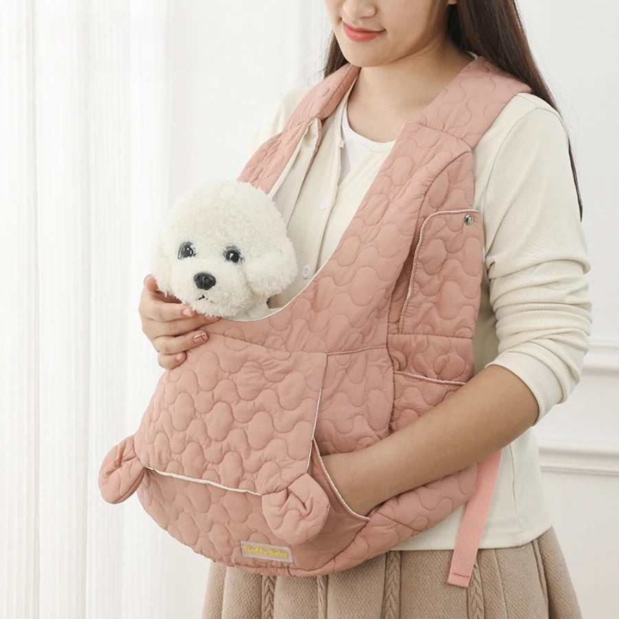 Bolsa de transporte para animais de estimação, mochila de peito extra grande com capacidade para cães e gatos, bolsa para atividades ao ar livre, à prova d'água e resistente ao vento, bolsa portátil para animais de estimação