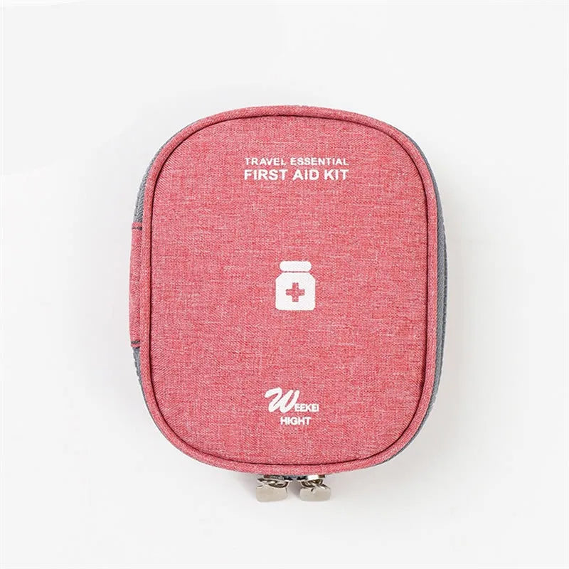 Kit de primeiros socorros para a família, 1 peça, portátil, para viagem, para uso externo, bolsa de armazenamento de medicamentos em camadas, grande capacidade, para uso doméstico