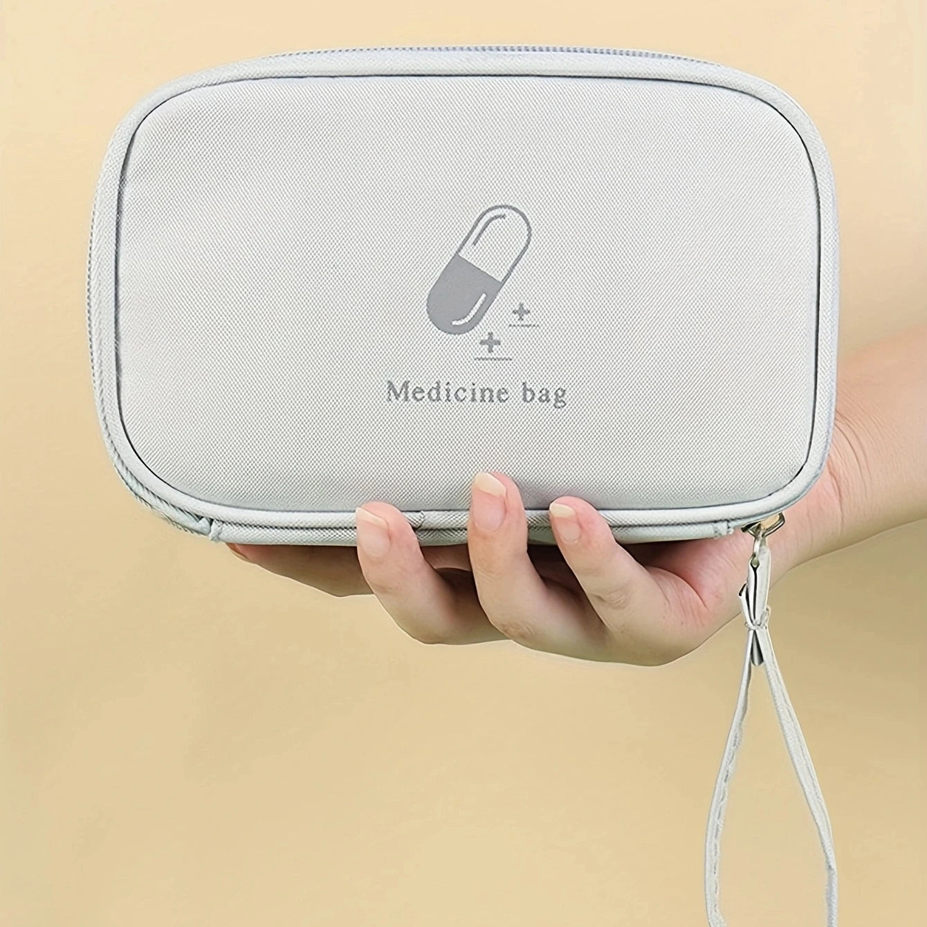 1 peça/3 peças/5 peças bolsa de remédios portátil kit de primeiros socorros kit de emergência médica organizador para viagem ao ar livre remédios domésticos pílulas