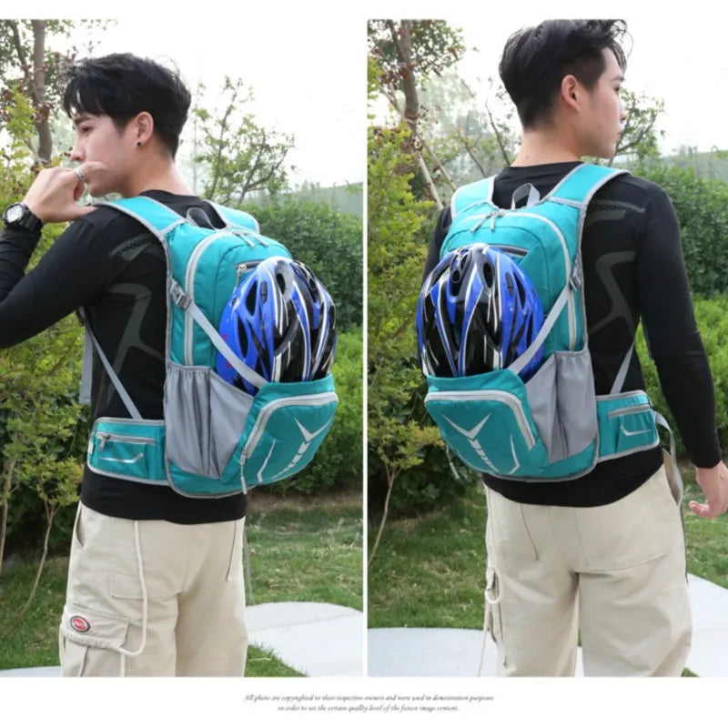 Mochila de hidratação para bicicleta 20L, masculina, à prova d'água, para ciclismo, esportes ao ar livre, viagens, caminhadas, trekking, MTB, mochila para bicicleta, bolsa d'água