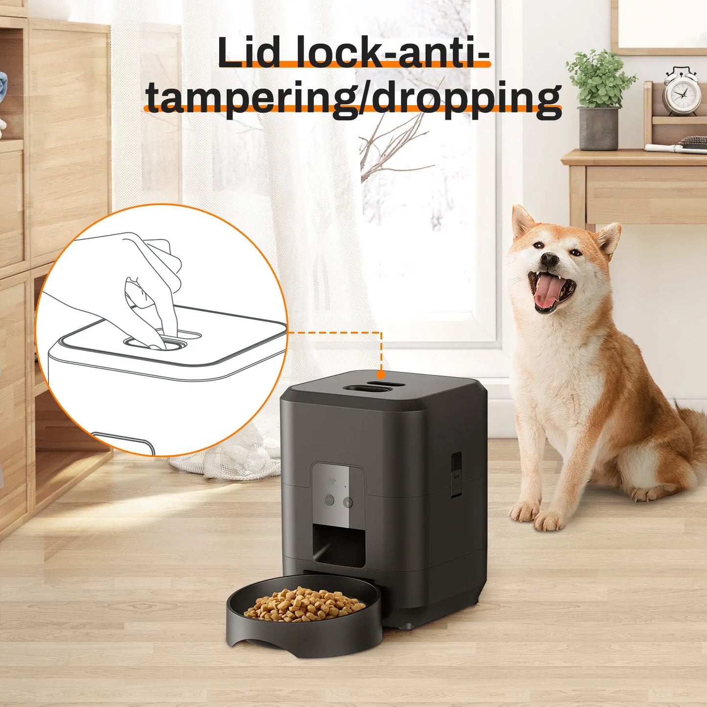 Smart Pet Feeder Automatic Cat Feeder Dog Slow Food Machine With Timed Quantitative Automatic Cat Food Dispenser Cat Dog Bowl.pet shop