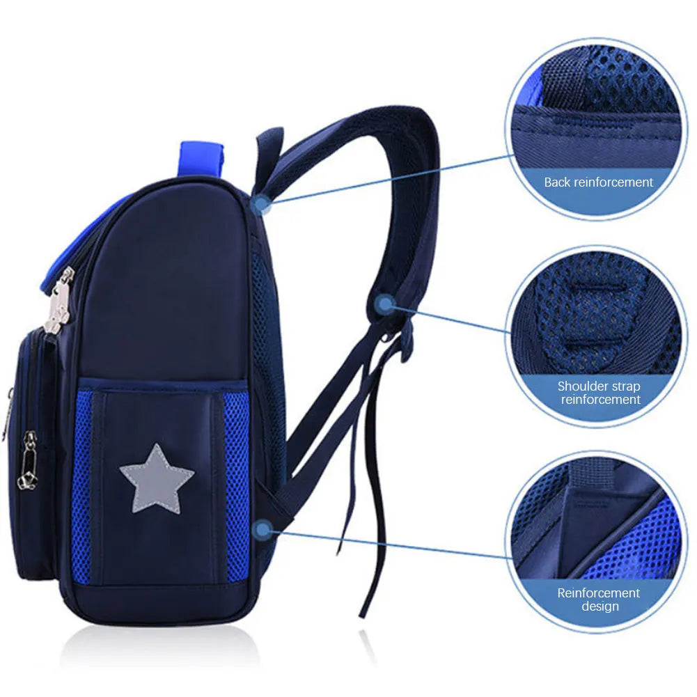 Novas mochilas escolares infantis 2024, mochilas escolares refletivas da moda, elegantes, portáteis e versáteis, mochilas escolares infantis para a escola