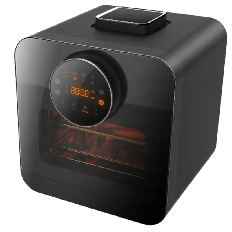 -Forno Air Fryer 12l 15l 16l 18l 23l 24l Fritadeira de Ar Inteligente Digital com Função de Vapor Forno Air Fryer de Aço Inoxidável