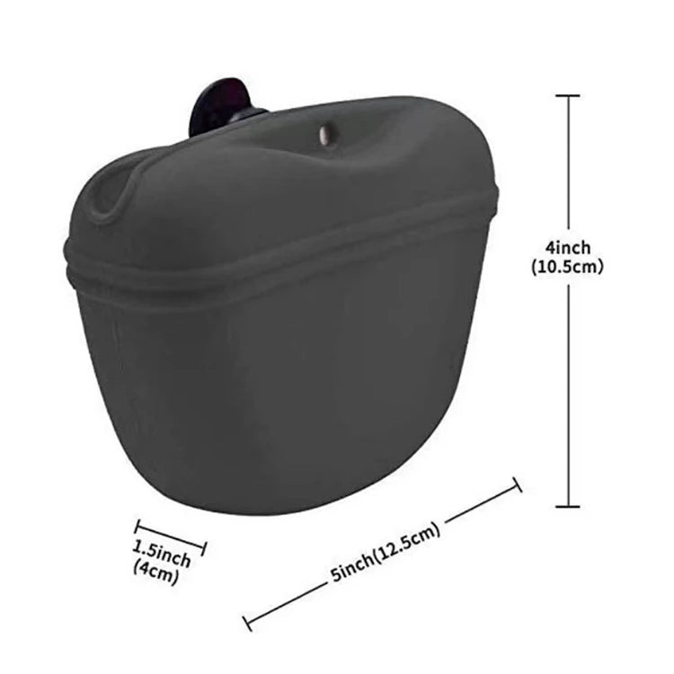 Hot-selling Pet Silicone Dog Food Bag Portable Dog Training Snack Bag Training Snack Bags Dogs Training Fanny Pack Pet Supplies pet shop