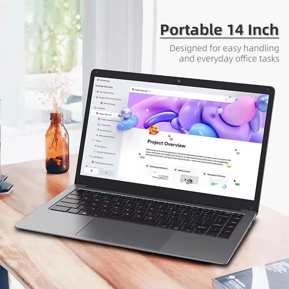 14 Win 11 Laptop Unidade de Estado Sólido Laptop