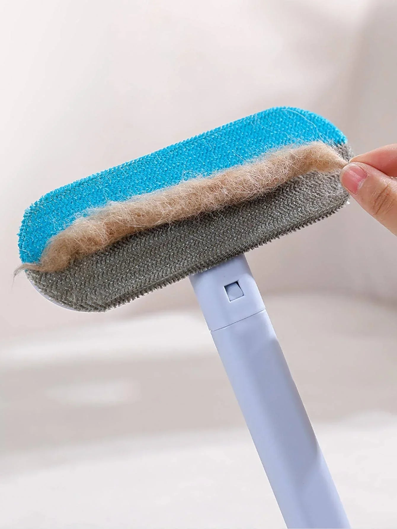 Conjunto de ferramentas para remoção de pelos de animais de estimação, luvas reutilizáveis ​​para remoção de pelos estáticos, luvas de dupla face para remoção de pelos de cães e gatos para carpetes e sofás