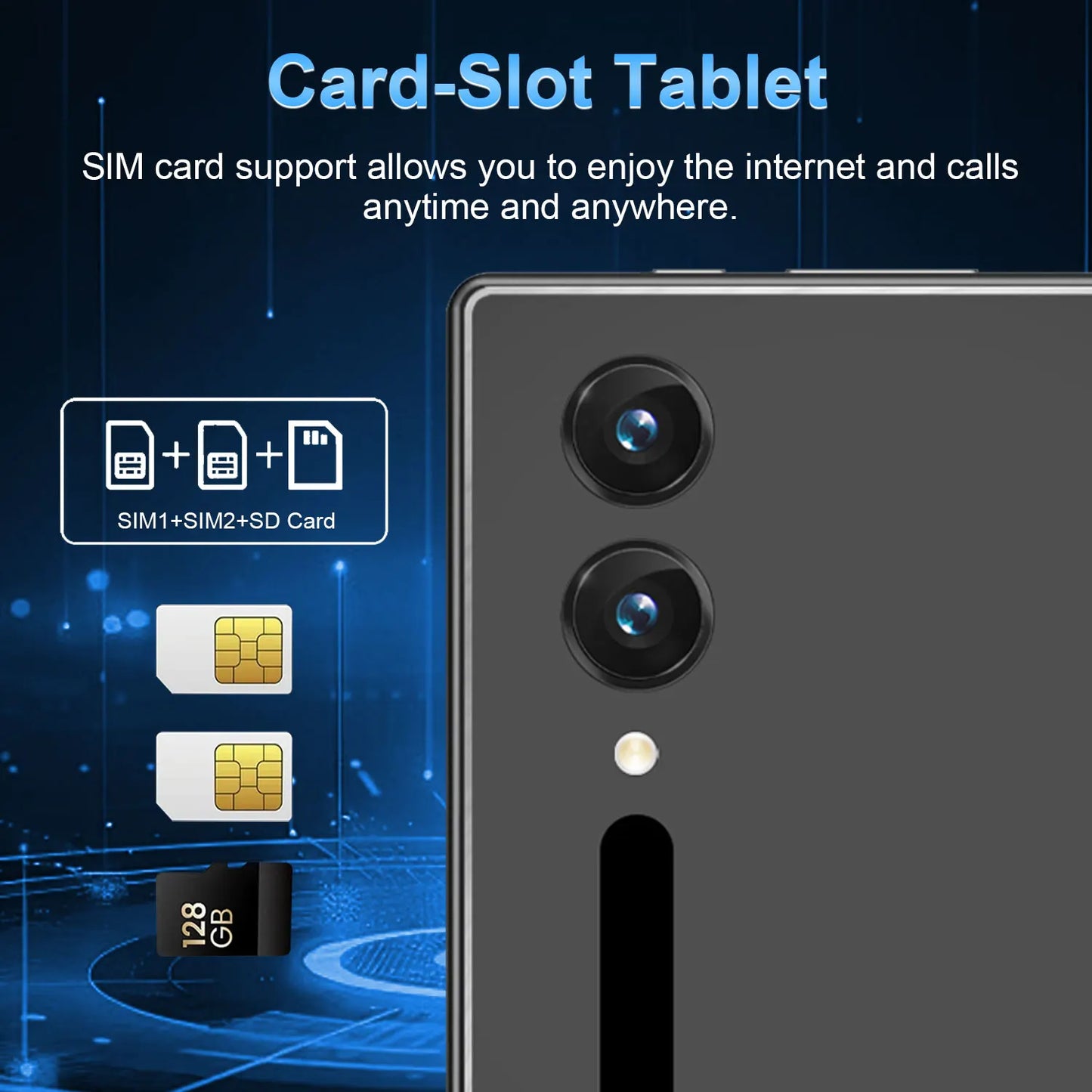 Tablet Android 2025, 20000mAh, 10,36 polegadas, versão global, 22 GB + 2 TB, nova rede, 14 núcleos, Android 13.0, Wi-Fi