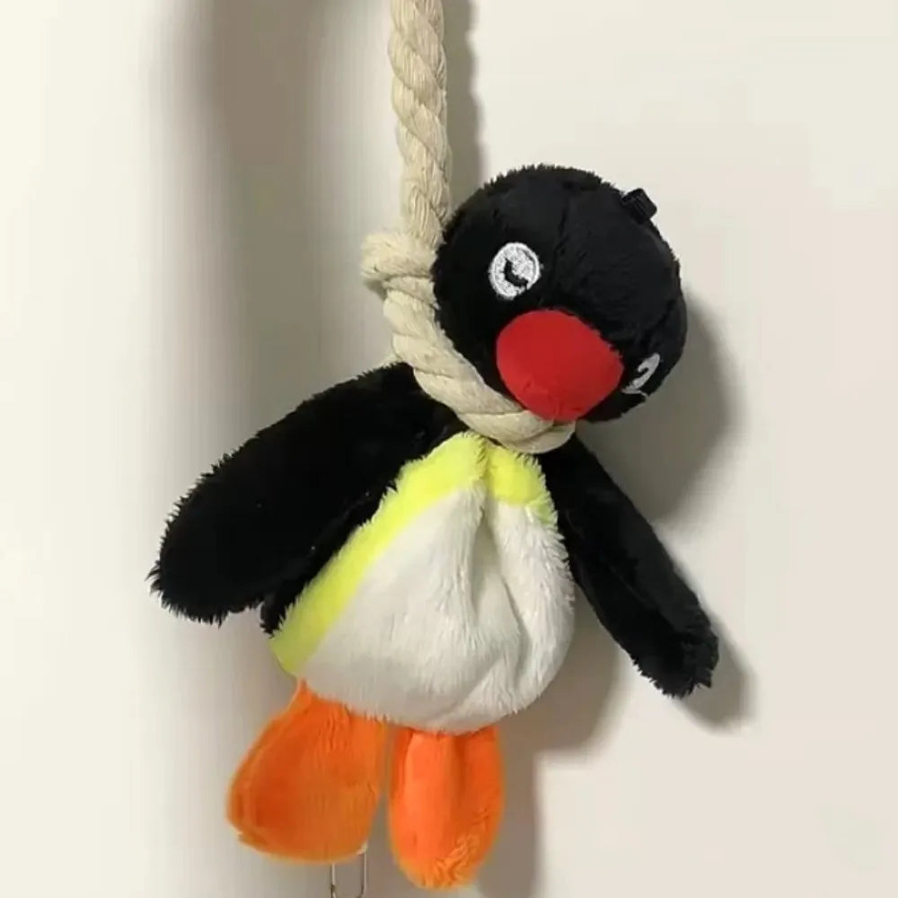Chaveiro de pelúcia pinguim fofo de 16 cm, pingente de mochila, chaveiro criativo de animal, acessórios para bolsas femininas e femininas