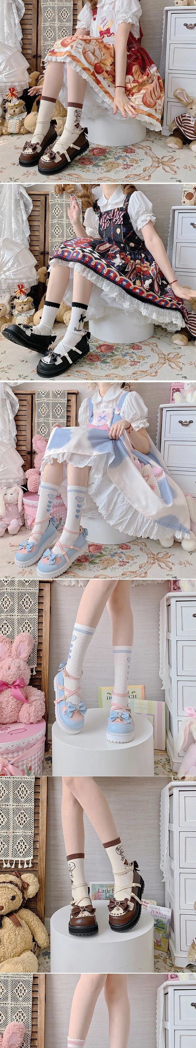 Novos sapatos Lolita Outono 2025 com laço fofo e macio para meninas selvagens estilo universitário JK uniforme cabeça redonda sapatos pequenos de couro sapatos kawaii
